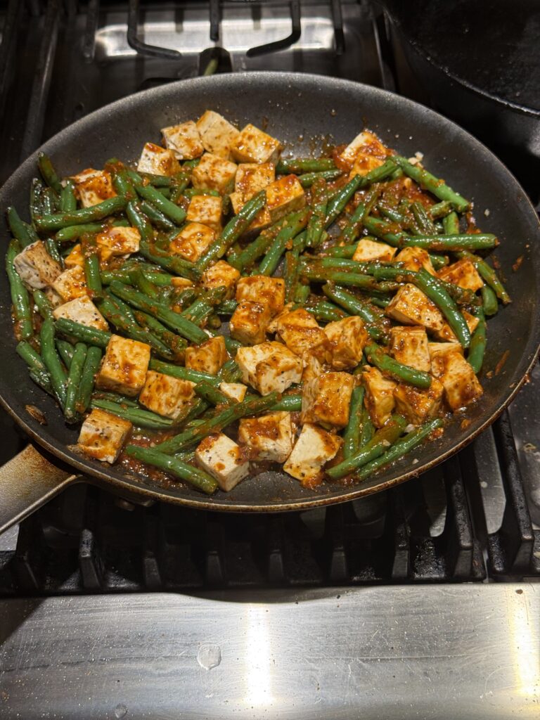 Green beans and Tofu
